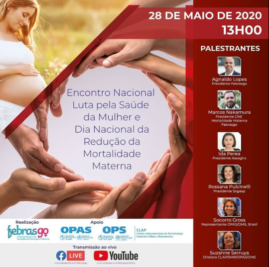28 de Maio é o Dia Nacional da Redução da Mortalidade Materna