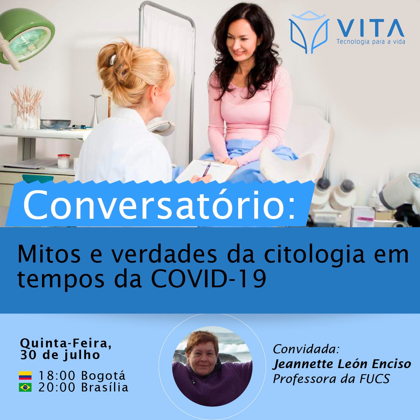 Conversatório: Mitos e verdades da citologia em tempos da COVID-19